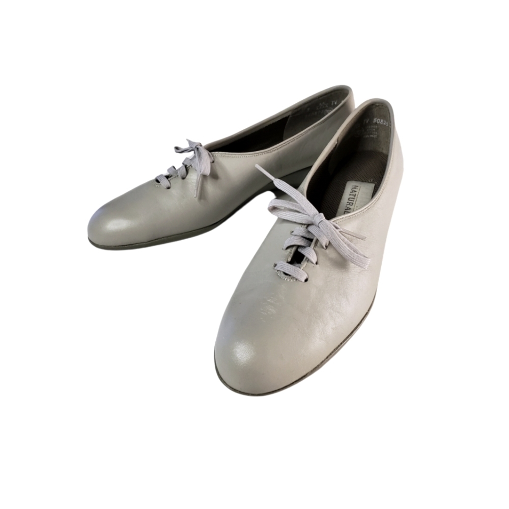 Light Gray Naturalizer Clean Minimal Lace-Up Sneakers